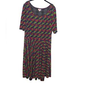 Lularoe “Nicole” Dress Size 3XL